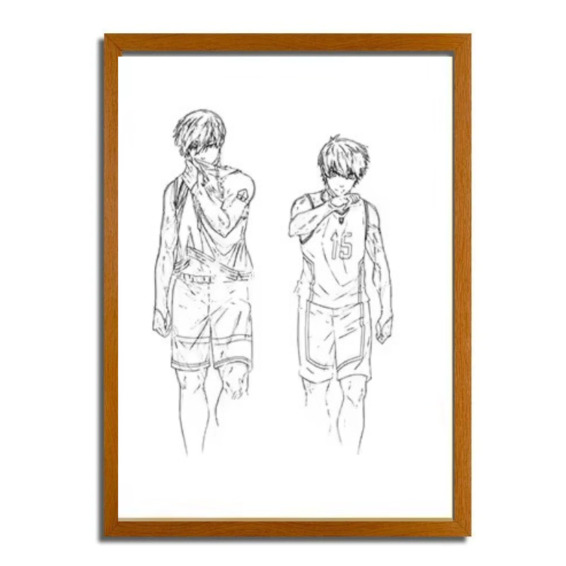 BLUE LOCK: Isagi and Rin. LED frame