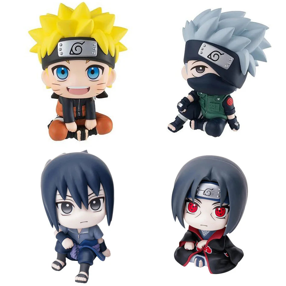 Naruto: Naruto, Kakashi, Sasuke, Itachi. 9cm Chibi Figure
