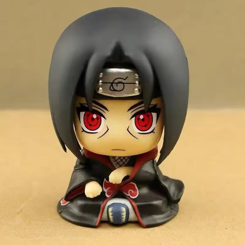 Naruto: Naruto, Kakashi, Sasuke, Itachi. 9cm Chibi Figure