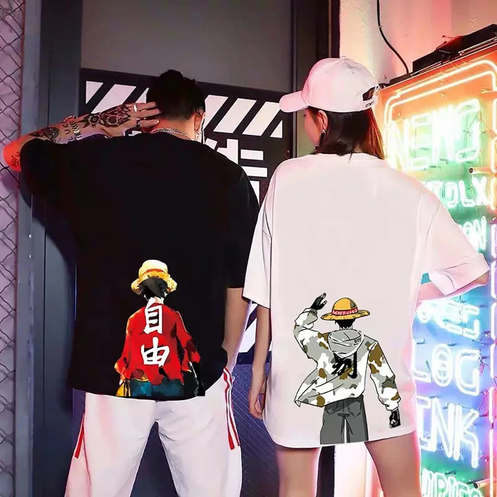 One Piece, T-shirt Luffy de dos