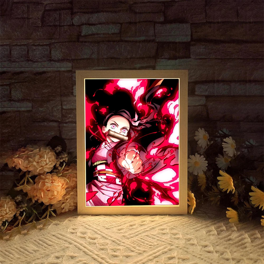 Demon slayer. Nezuko. Cadre LED