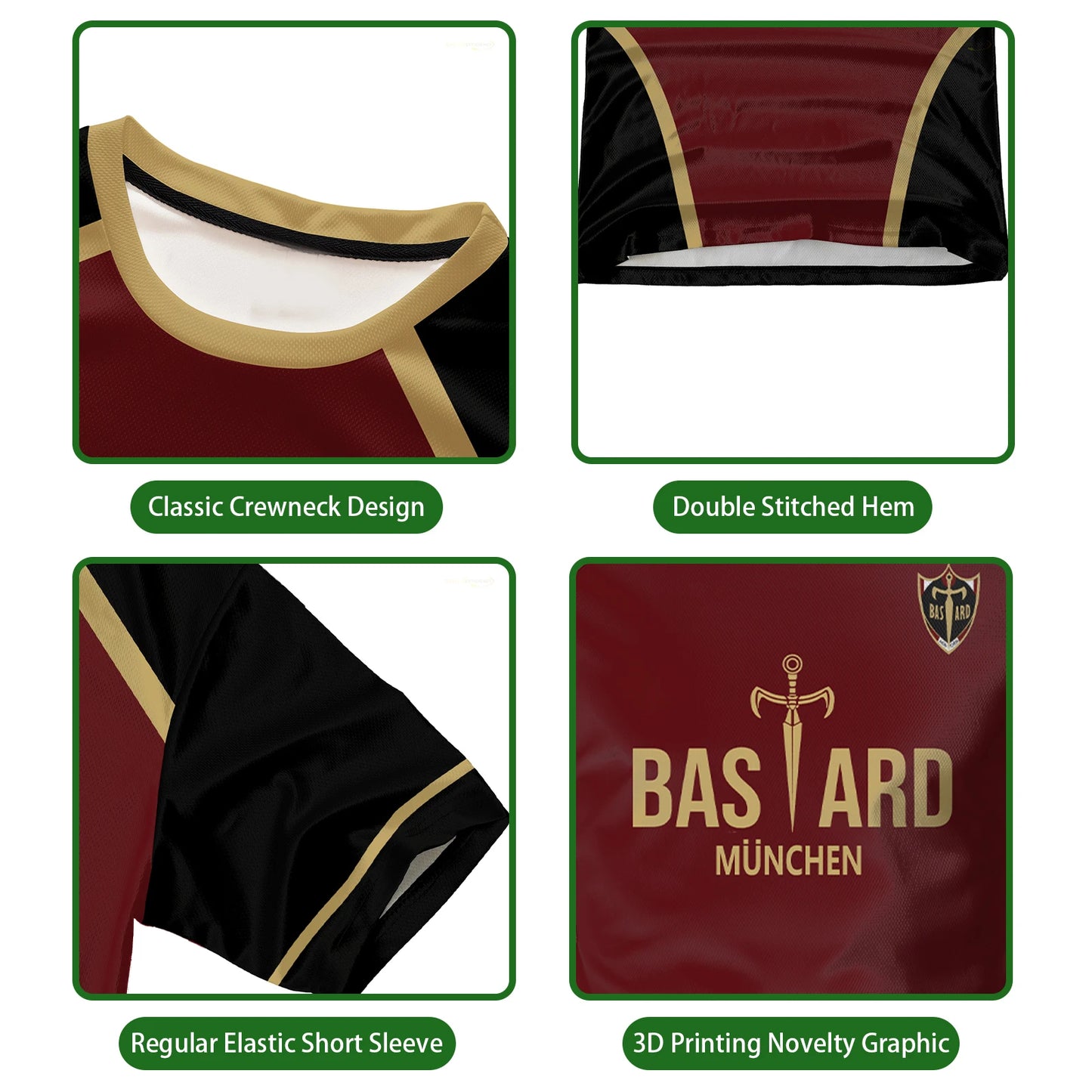 Blue lock : Bastard Jersey T-shirt