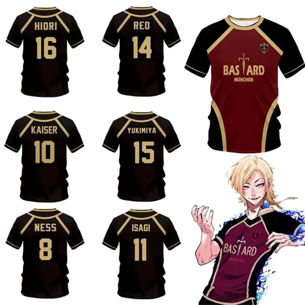 Blue lock : Bastard Jersey T-shirt
