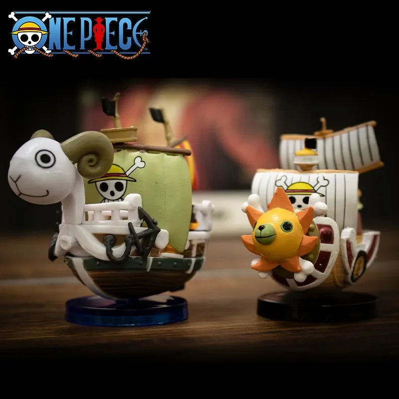 One Piece:Thousand sunny and Going marry Ships. 10 CM figure