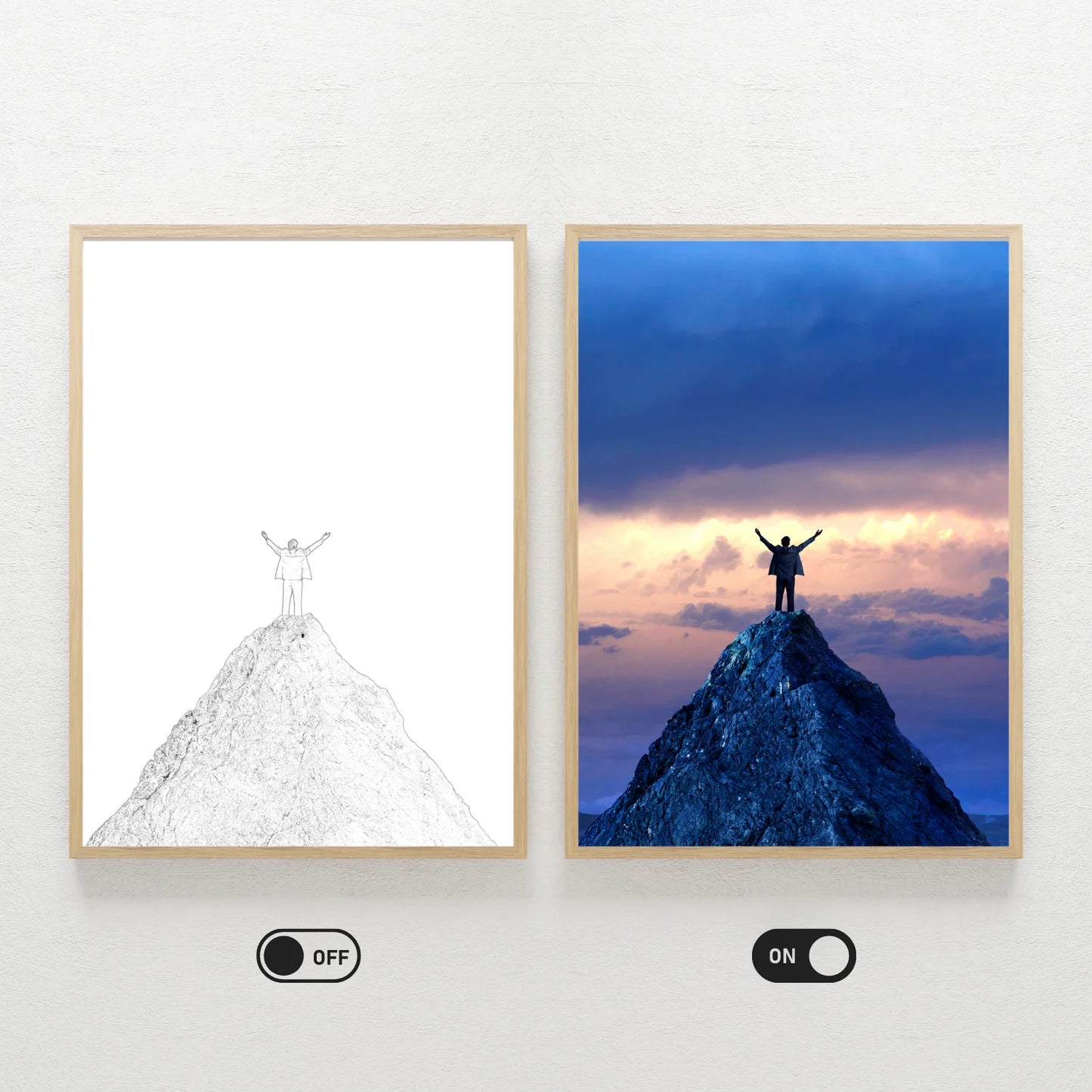 Personalized LED frame