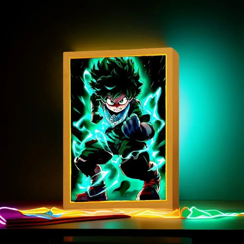 My Hero Academia. Izuku Midoriya. Cadre LED