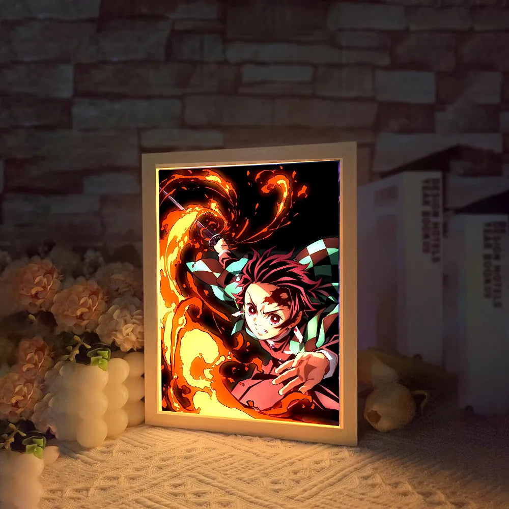 Demon Slayer: Tanjiro. Cadre LED