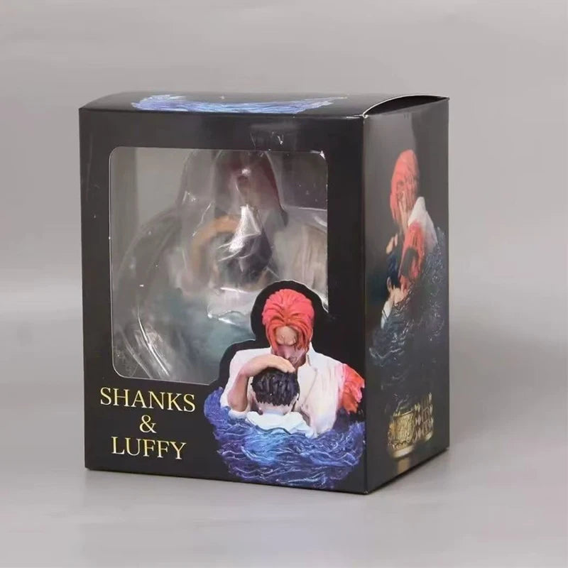 One Piece: Luffy and Shanks lost arm. 20cm figure