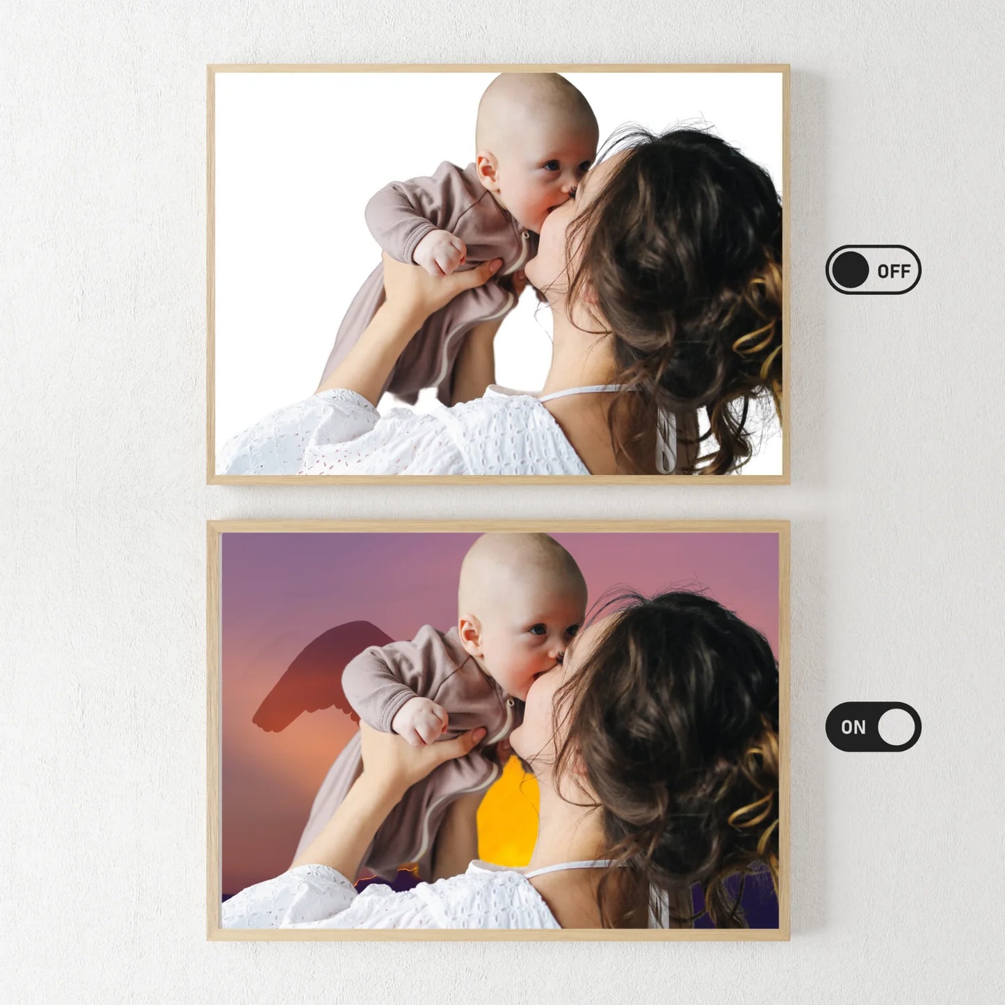 Personalized LED frame
