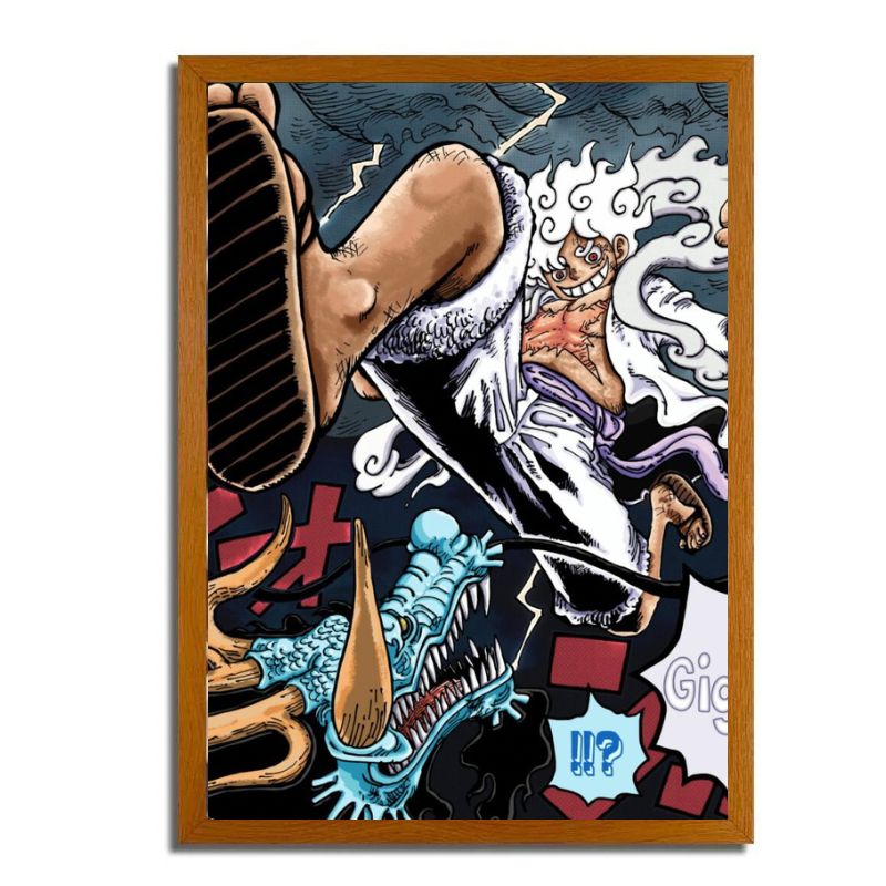 One Piece: Luffy vs Kaido. Cadre LED