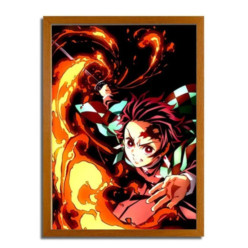 Demon Slayer: Tanjiro. Cadre LED