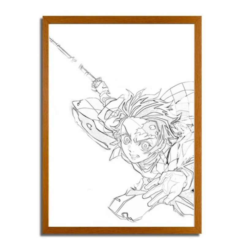 Demon Slayer: Tanjiro. Cadre LED