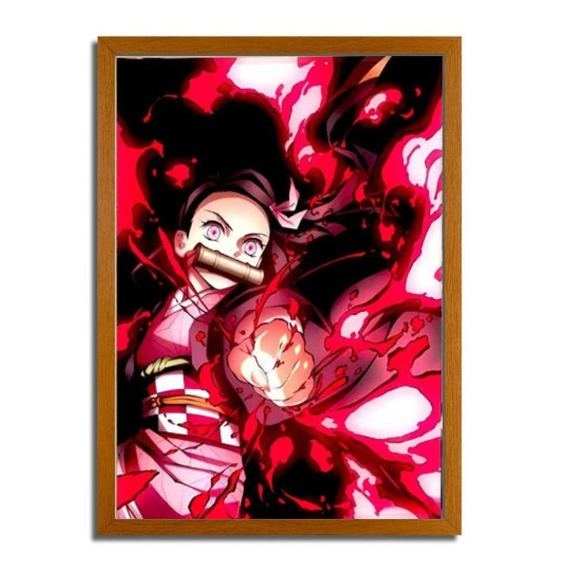 Demon slayer. Nezuko. Cadre LED