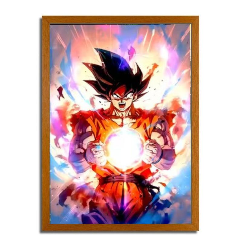 Dragon ball : Goku. Cadre LED