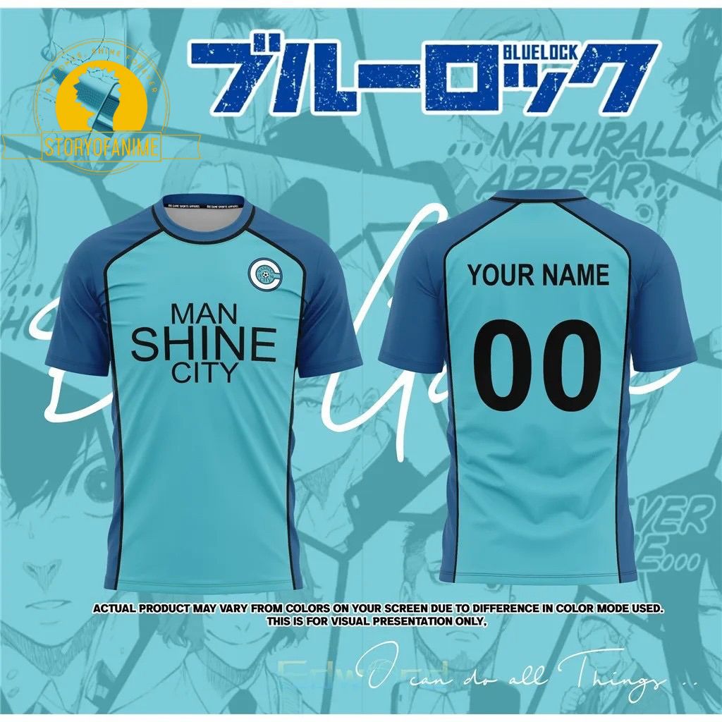 Blue Lock: Personalized Jersey T-shirt