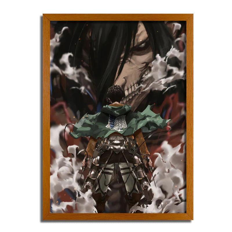 Attaque des Titans :Eren le titan assaillant. Cadre LED