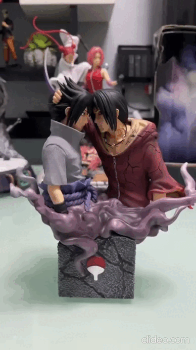Naruto Shippuden: Sasuke and itachi. 17cm figure