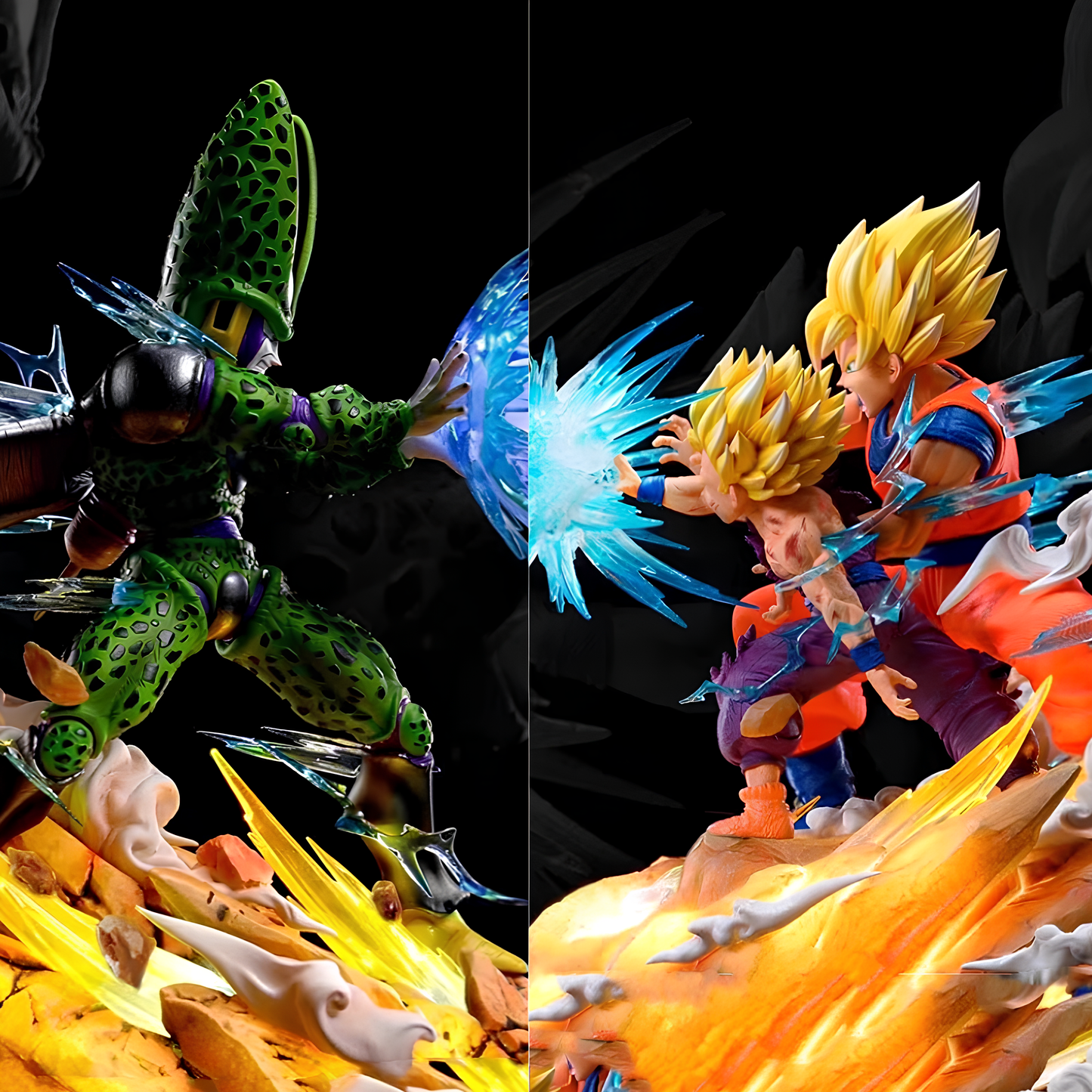 Dragon Ball Z: Kamehameha Son Goku Gohan VS Cell. 16cm figure