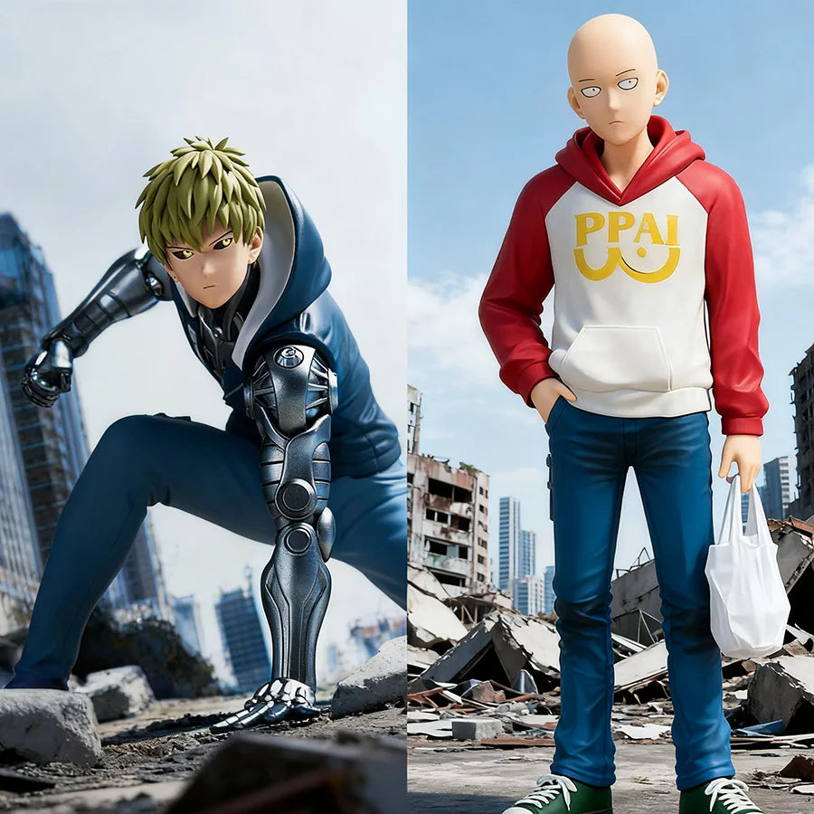 One Punch Man: Saitama and Genos. 16cm figure