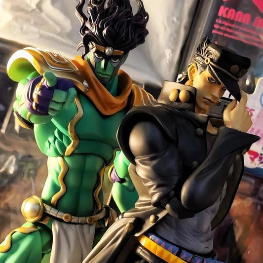 Jojo's Bizarre Adventure: Star Platinum et Jotaro Kujo. 25 CM figure