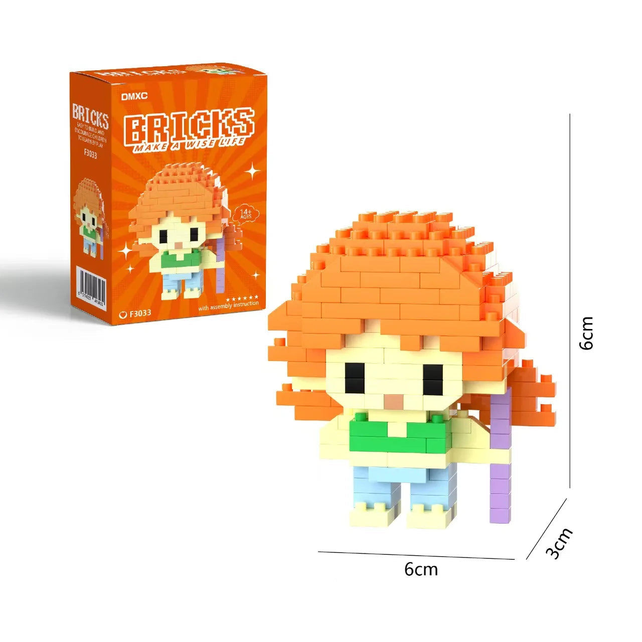 Puzzle: lego Anime Character