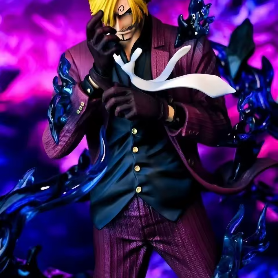 One Piece: Sanji Blue fire. 25cm figure