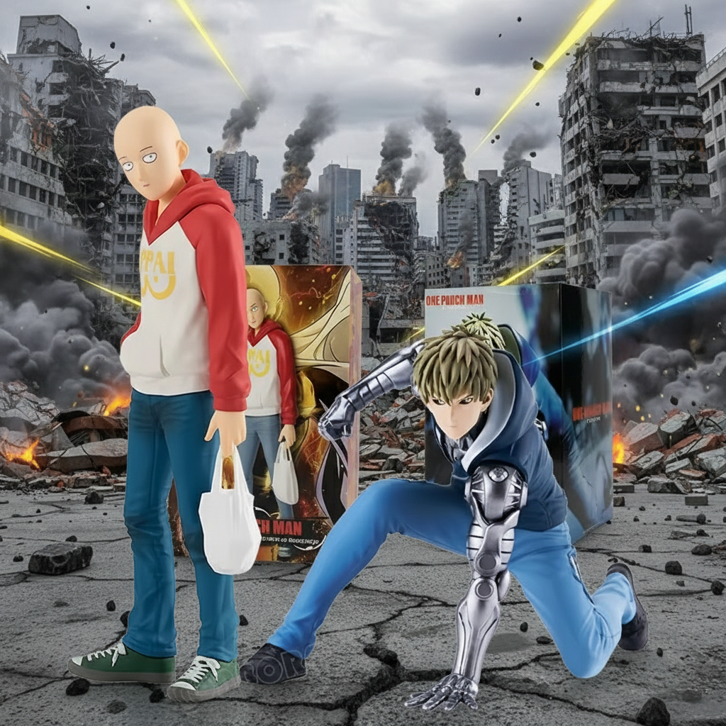 One Punch Man: Saitama and Genos. 16cm figure