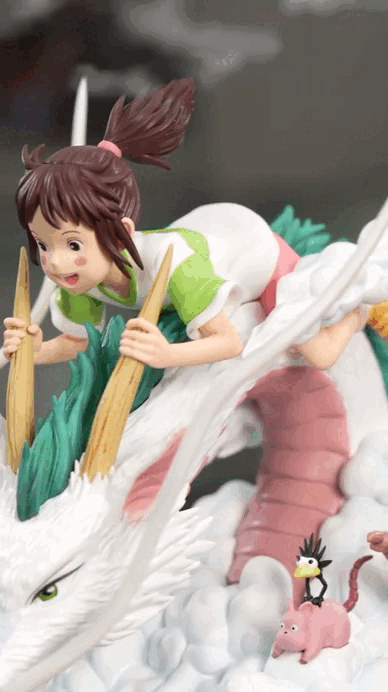 Spirited Away: Chihiro and Haku. 21 cm figure